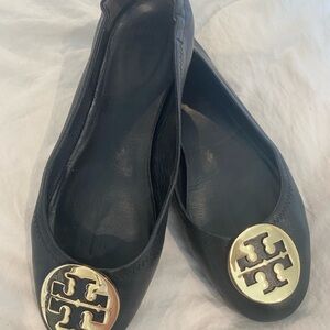 Tory Burch Black Miller Ballet Flats